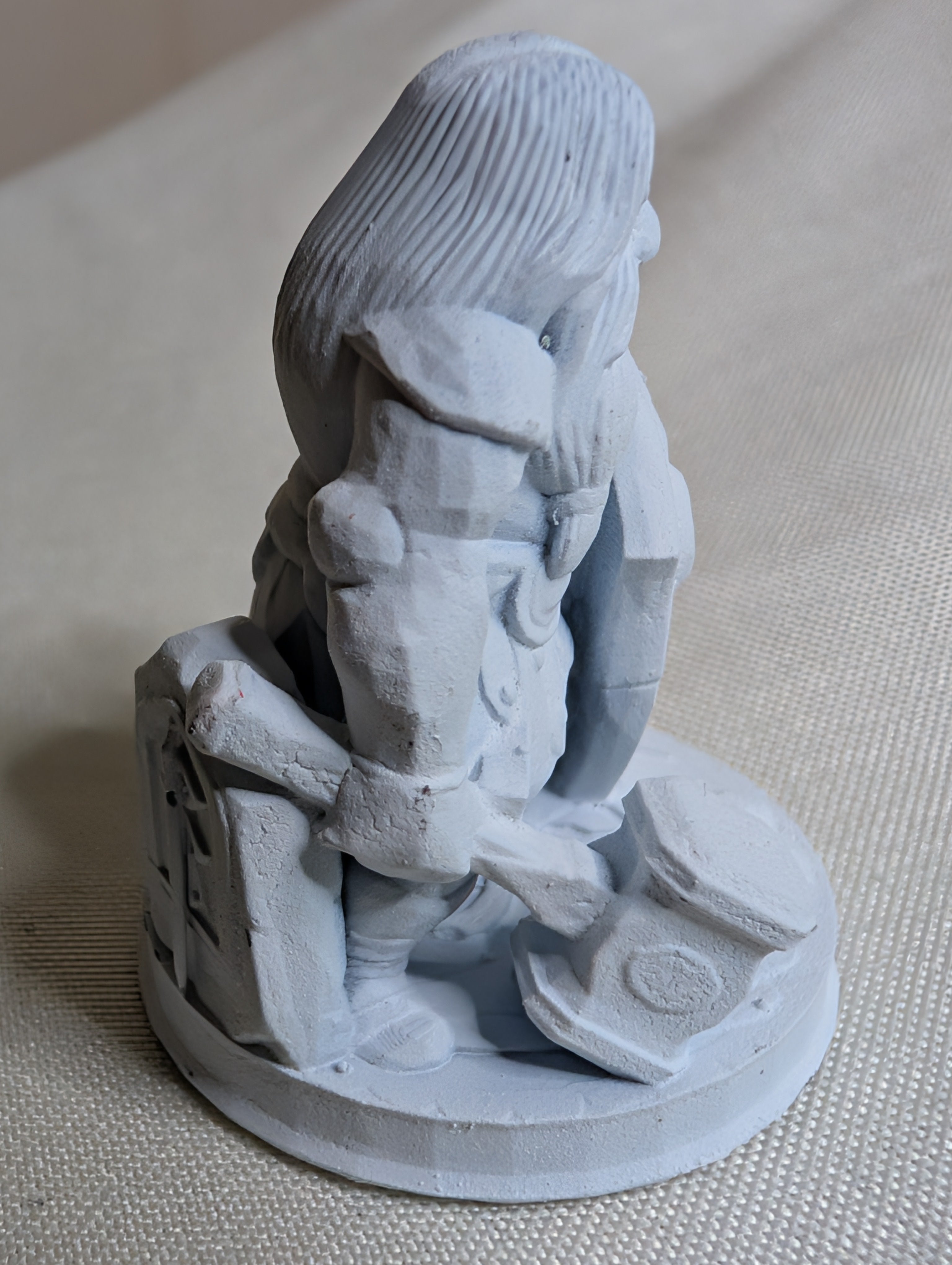 Dwarven Miniatures - 10 Pack! - 1.5 in - Resin cast - Primed