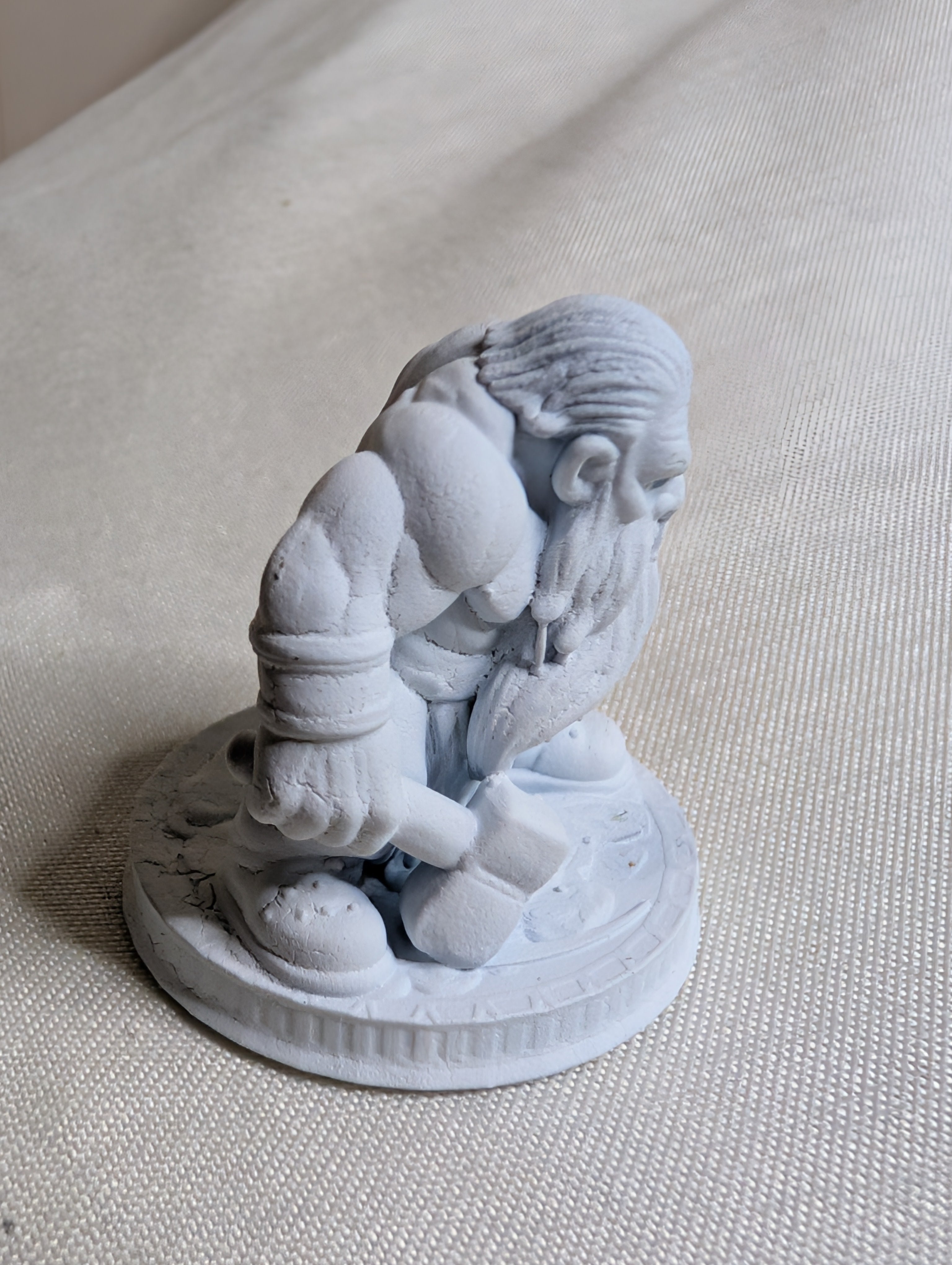 Dwarven Miniatures - 10 Pack! - 1.5 in - Resin cast - Primed