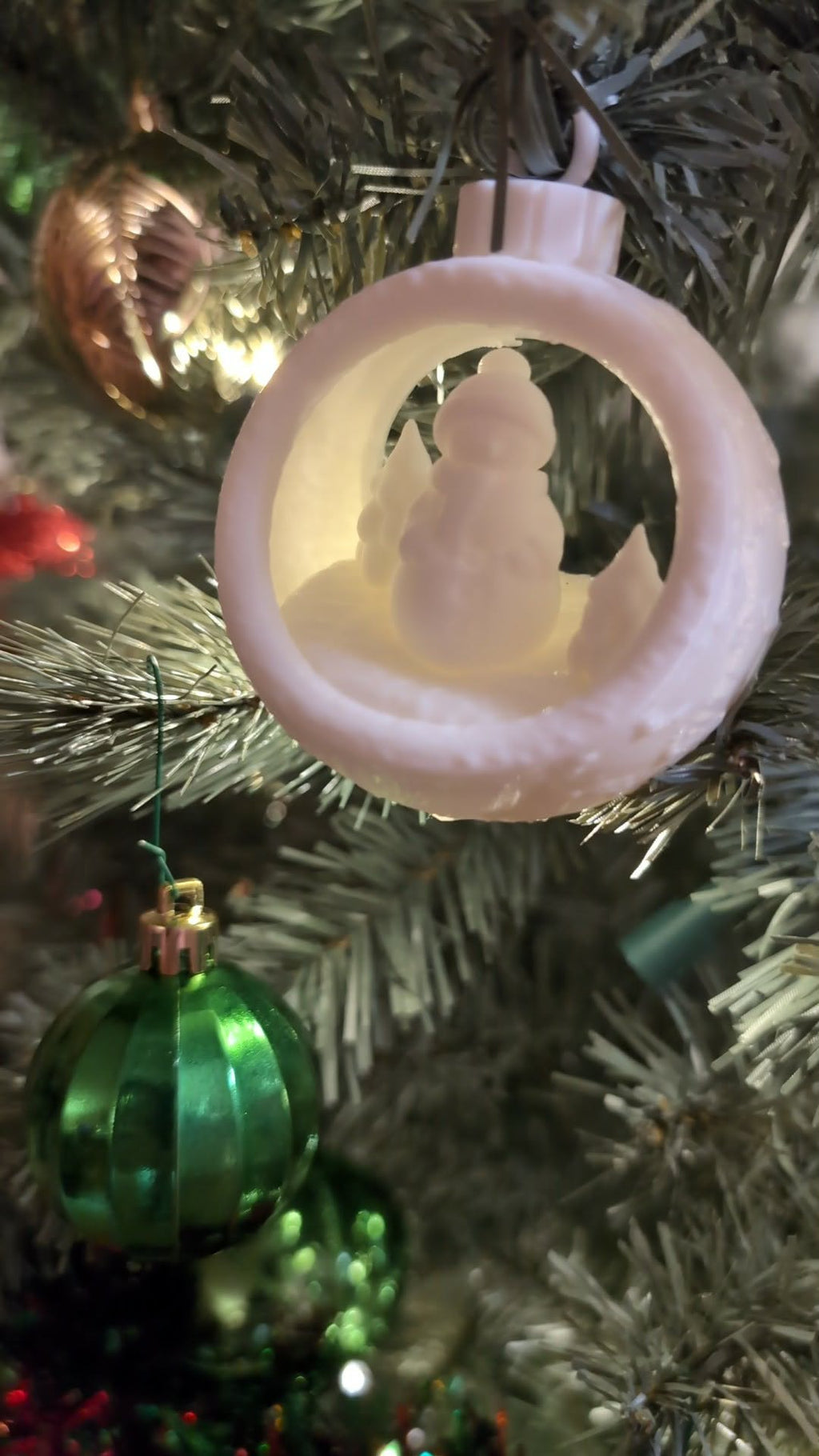 Snowman ornament!