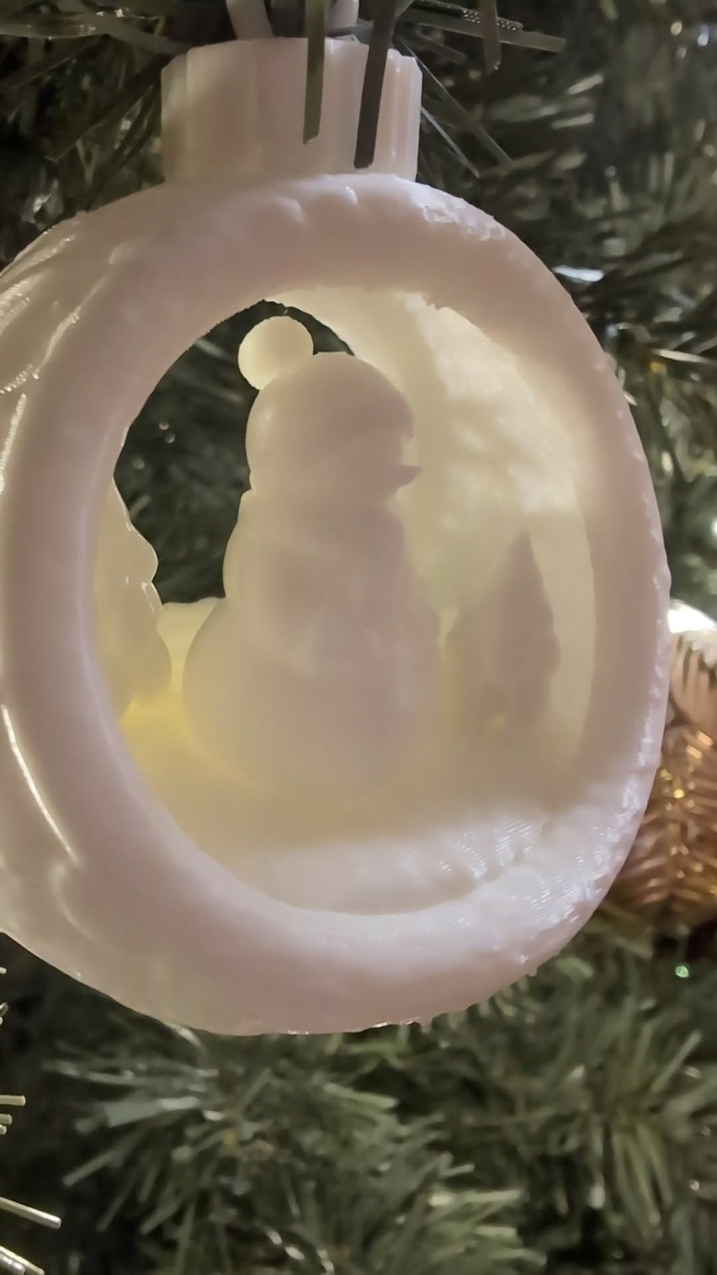 Snowman ornament!