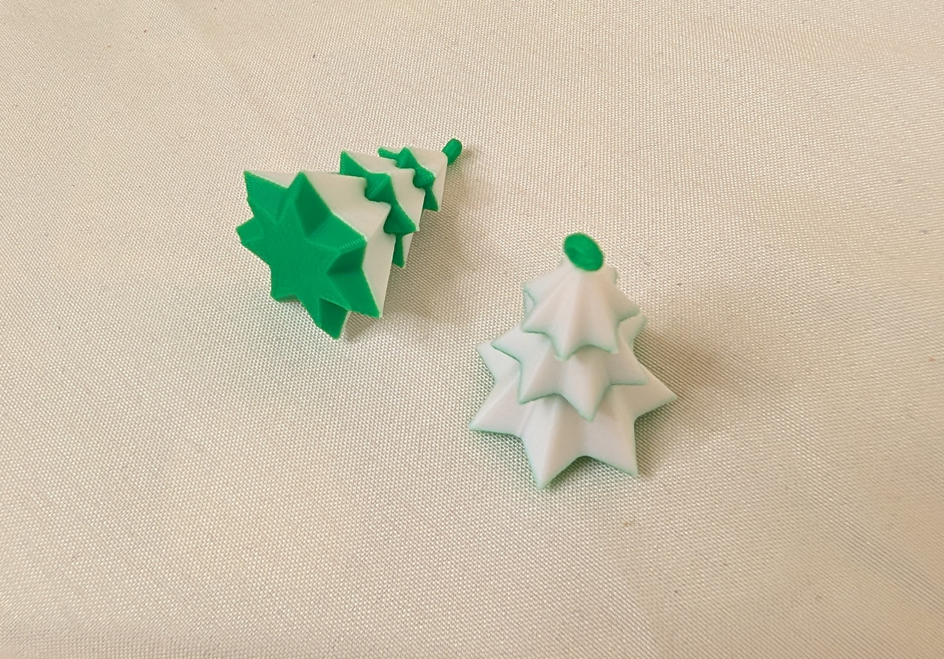 Christmas Tree (Snow) Earrings!